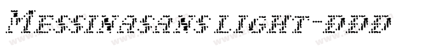 Messinasans light字体转换 Messinasans light字体转换